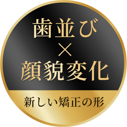 歯並び × 顔貌変化